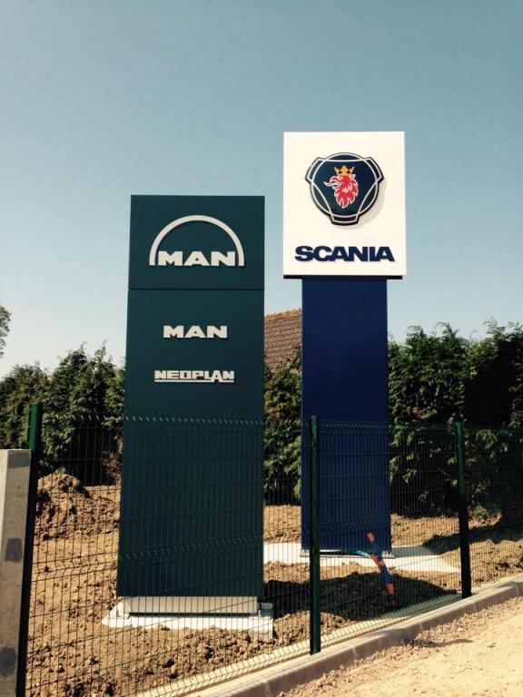 Totem Scania et Man 
